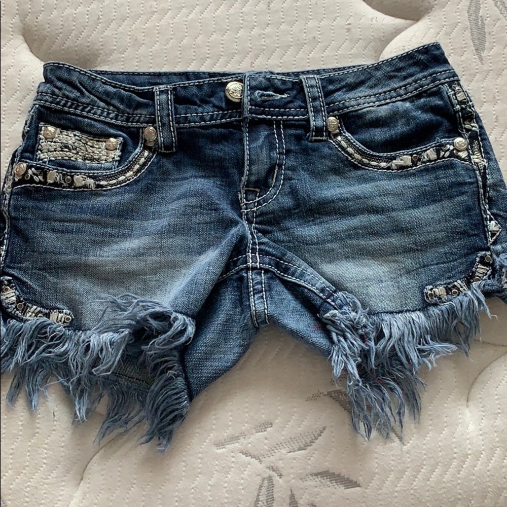 Grace In LA Jean shorts